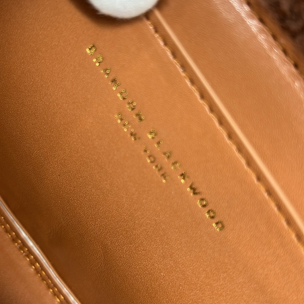 Brandon Blackwood Nia Bag in Multi Brown Shearling - Picture 11 of 16